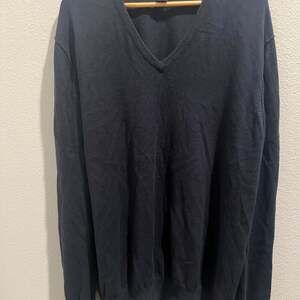 Banana Republic Men's Blue V-Neck Sweater